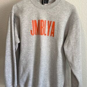 JMBLYA Hip Hop Music Festival Barbwire Gray Bayside Sweatshirt Men's Medium